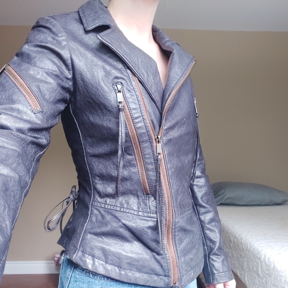 Vintage Diesel Lace Up Moto Jacket - Picture 3 of 7